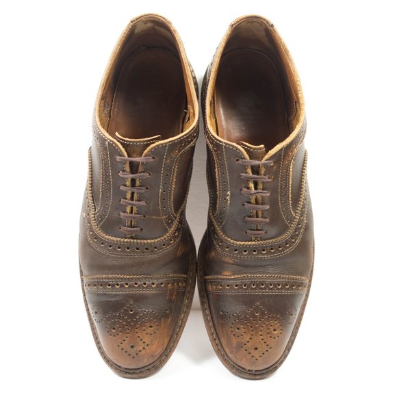 Allen Edmonds Strandmok Cap Toe Dainite Leather Oxford Shoes - Men\'s Size 10 main image 7